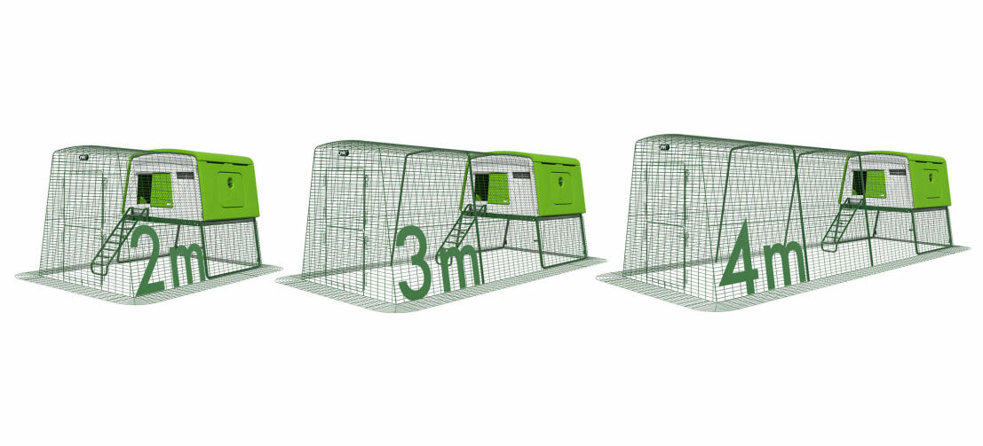 Eglu Cube dimensioni del recinto del pollaio