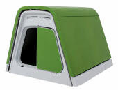Eglu Go hutch in verde foglia 