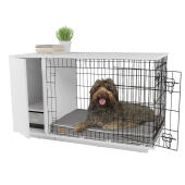 Fido Studio 36 cassa per cani con armadio bianco