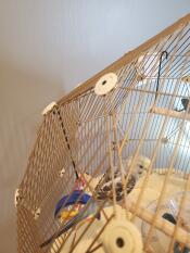 La gabbia per uccelli Omlet Geo ha una forma meravigliosa.