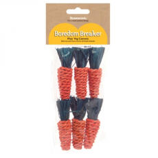 Rompi noia mini carote in sisal 6pk