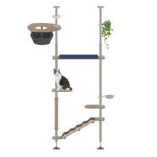 Freestyle albero per gatti da interno da pavimento a soffitto l'esploratore