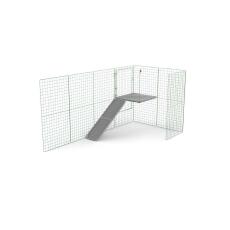 Piattaforma in plastica per la pista per conigli