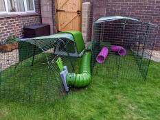 Ci piace molto l'allestimento di qualità che la nostra Eglu Go hutch, run, tunnels e playpens dà ai nostri conigli!