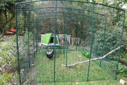 Eglu Go in un grande recinto 4mx 3m x2m