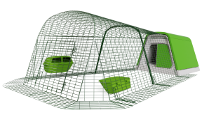 Casa per galline Eglu Go con recinto da 2 metri - Verde foglia