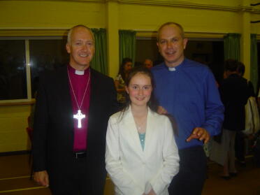 DD3 con il vescovo di Croydon e il nostro vicario