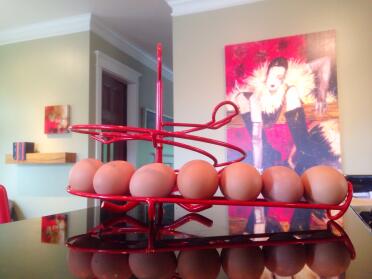 Adoro il nostro nuovo egg skelter!