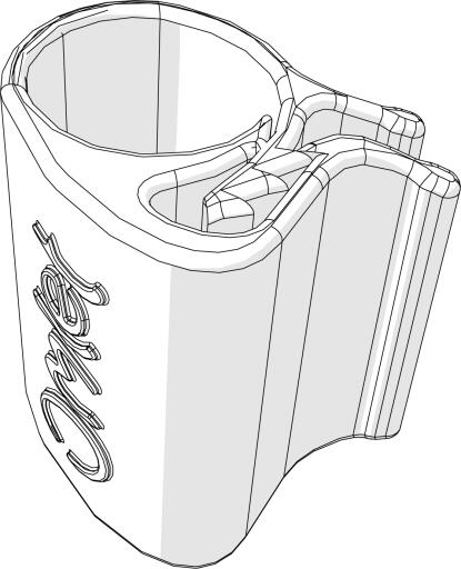 Un diagramma di una sinGola clip di corsa insaccata