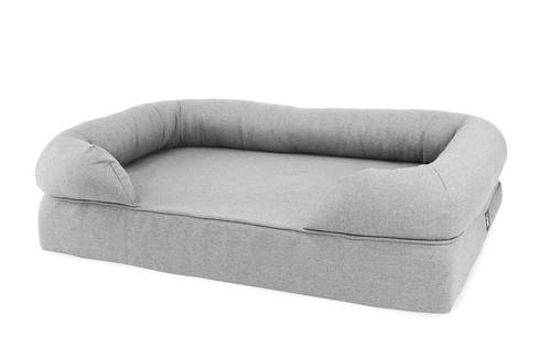 Letto bolster grigio per gatti