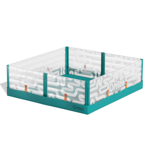 Piccolo box con pavimento per criceti e piccoli animali