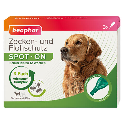 Beaphartick & flea protection spot-on 3x2ml per cani di taglia grande (a partire da 15 kg)