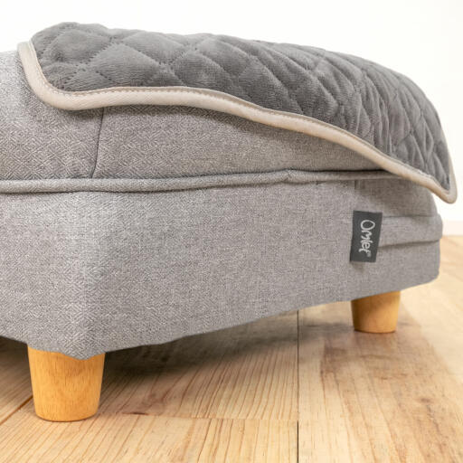 Luxcoperta per cani in un letto per cani in schiuma di memoria bolster