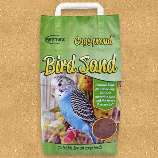 Gabbia orGogliosa di sabbia per uccelli