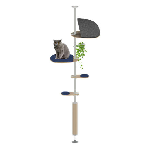 Freestyle pavimento interno a soffitto dell'albero del gatto il kit del dormiente