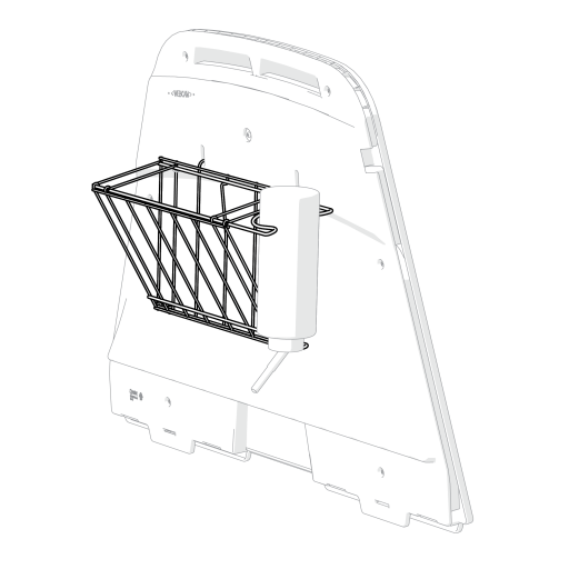 Porta borraccia per hayrack per Eglu Go hutch