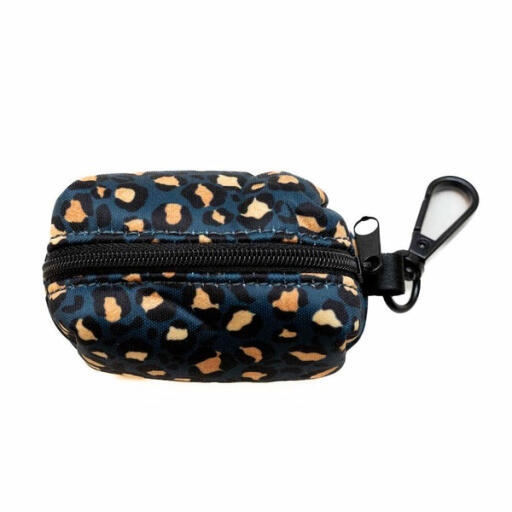 Zampe lunghe funk il sacchetto per la cacca del cane | verde leopardato & Gold