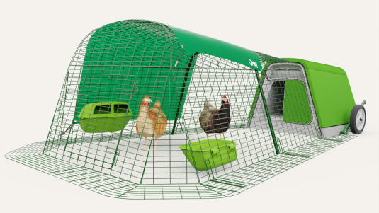 eglu go portable chicken coop with run