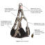 Zampe lunghe imbracatura per cani imbottita comfort nero caratteristiche Zampe lunghe imbracatura per cani imbottita comfort nero caratteristiche