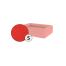 Omlet memory foam bolster dog bed small in cherry red Omlet memory foam bolster dog bed small in cherry red
