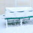 Il pollaio Boughton con una copertura - nel Snow. Il pollaio Boughton con una copertura - nel Snow.