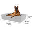 Dimensioni del letto per cani con bolster di grandi dimensioni