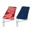 Scaffali per gatti all'aperto in tessuto rosso e blu per catios Scaffali per gatti all'aperto in tessuto rosso e blu per catios