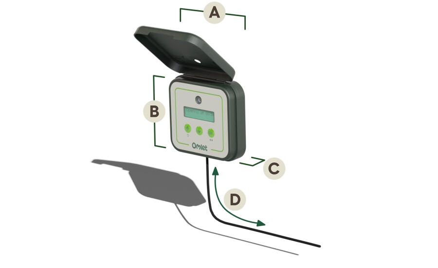 Dimensioni del pannello di controllo smart Autodoor 