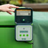Primo piano del pannello di controllo smart Autodoor