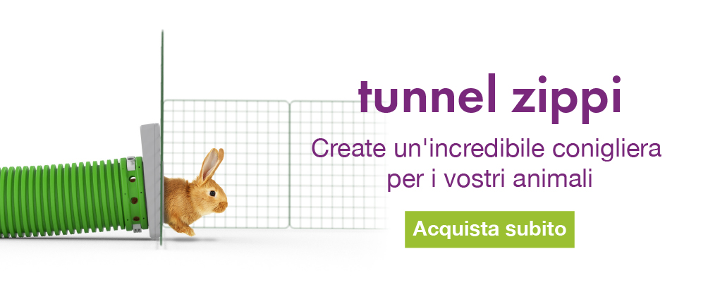 Zippi Rabbit Tunnel System Banner