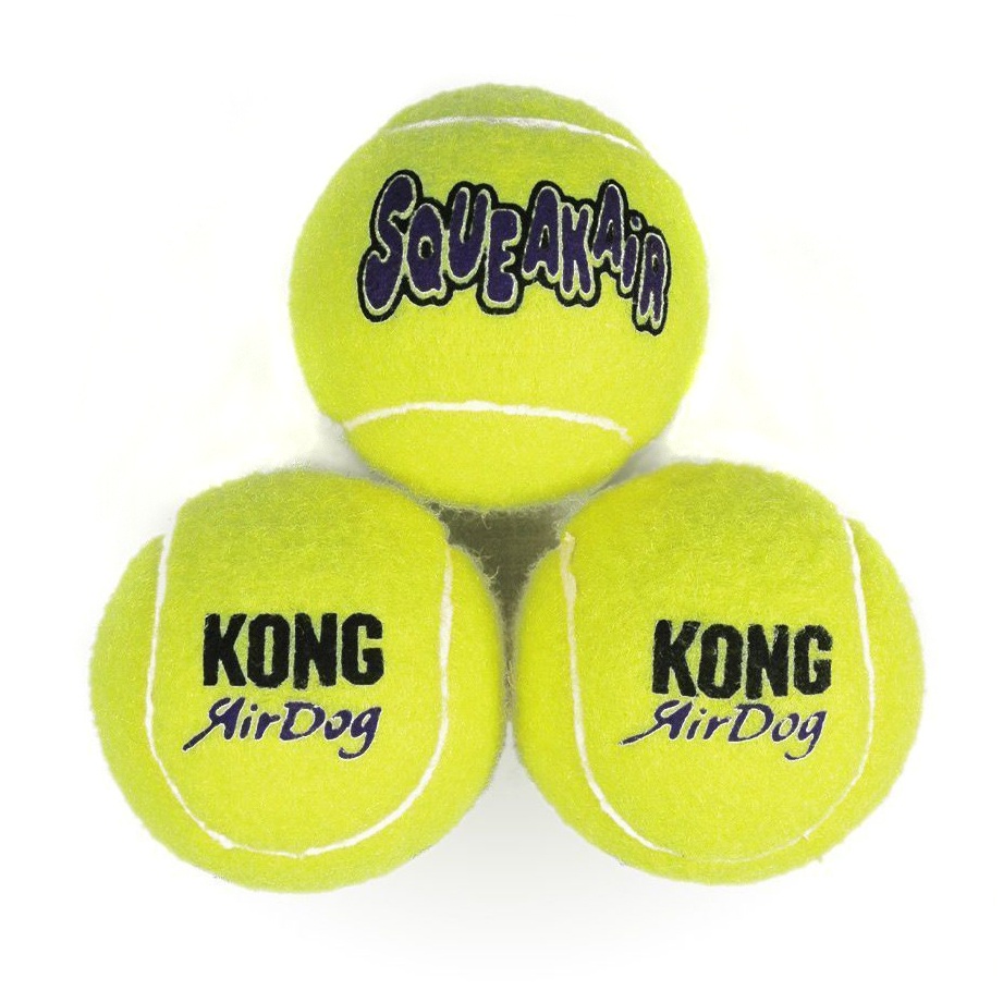 Palline da Tennis Kong "Air Squeak" Pacco da 3 Omlet