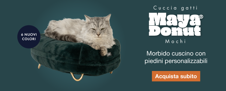 Cuccia per gatti Maya Donut Mochi - Collezione Cosy